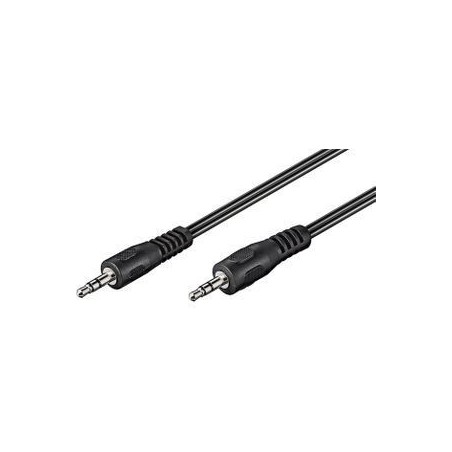Goobay 2.5m Stereo Audio Cable - High-Quality MJack to MJack Connection for Clear Sound - SKU: 4040849504495